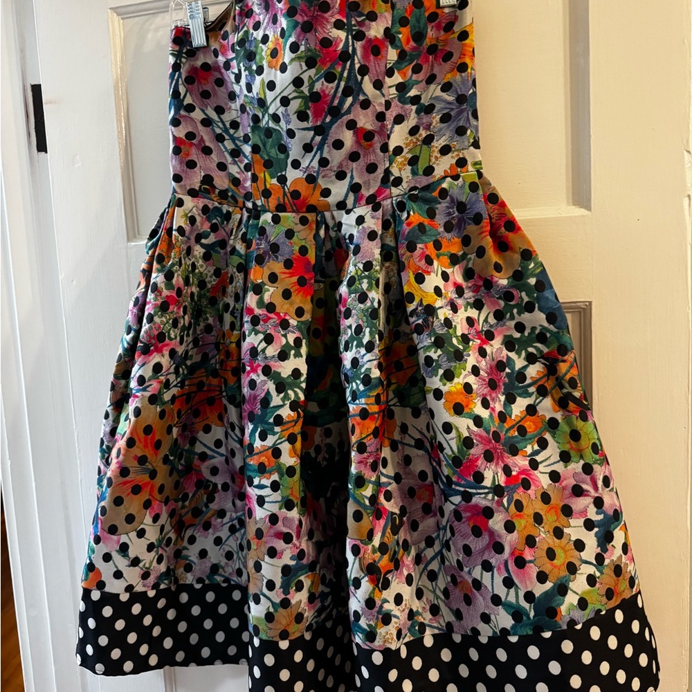 Colorful Polka Dot Dress